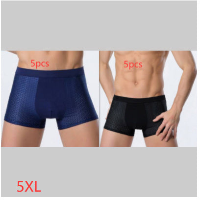 Boxer en maille de sous-vêtements pour hommes en soie glacée