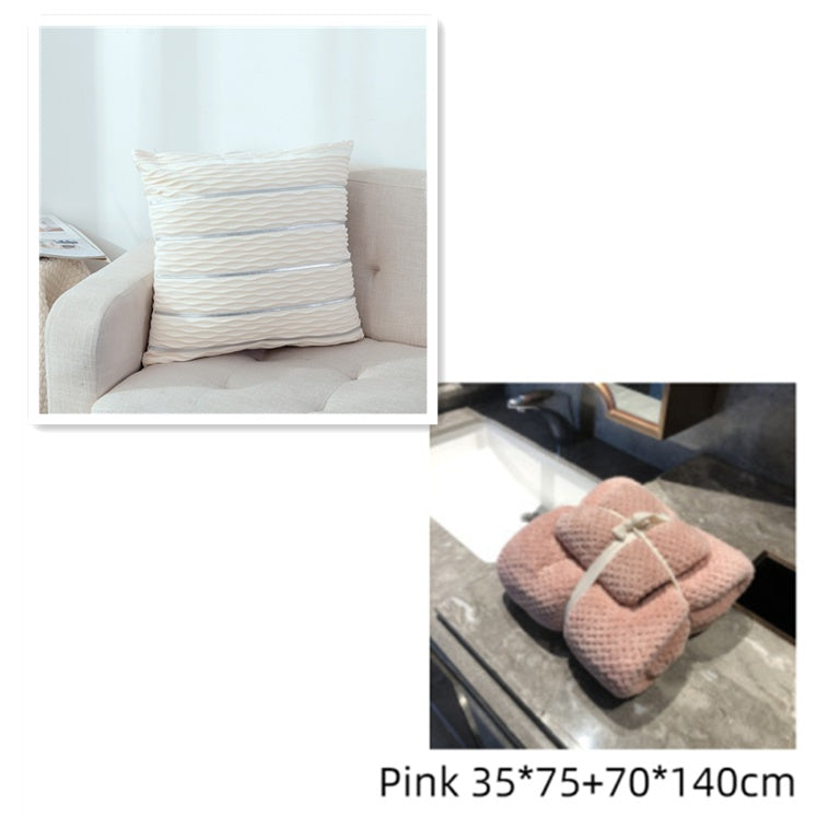 Coussin à rayures simples