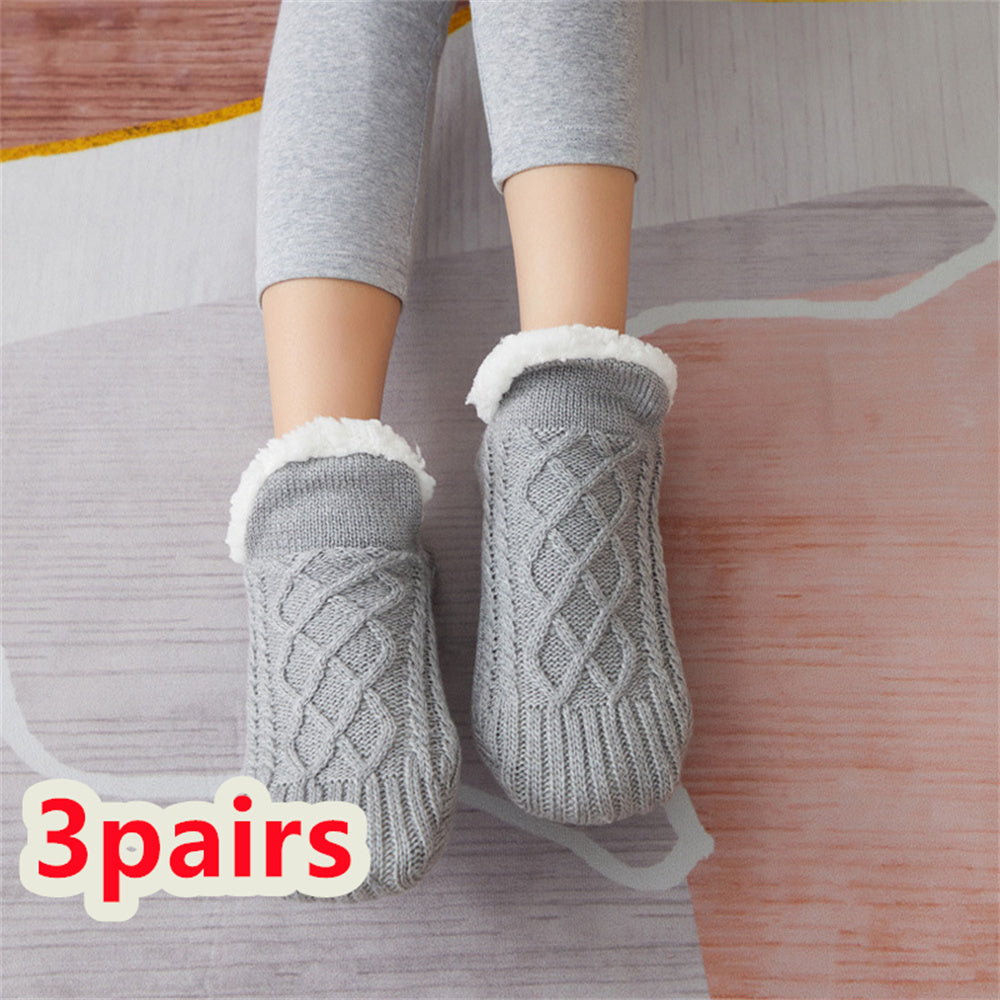 Chaussettes d'hiver en laine pour femmes