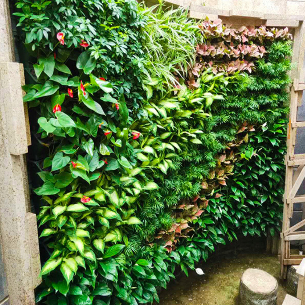 Pot de fleurs empilable à suspendre au mur