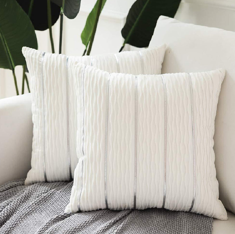 Coussin à rayures simples
