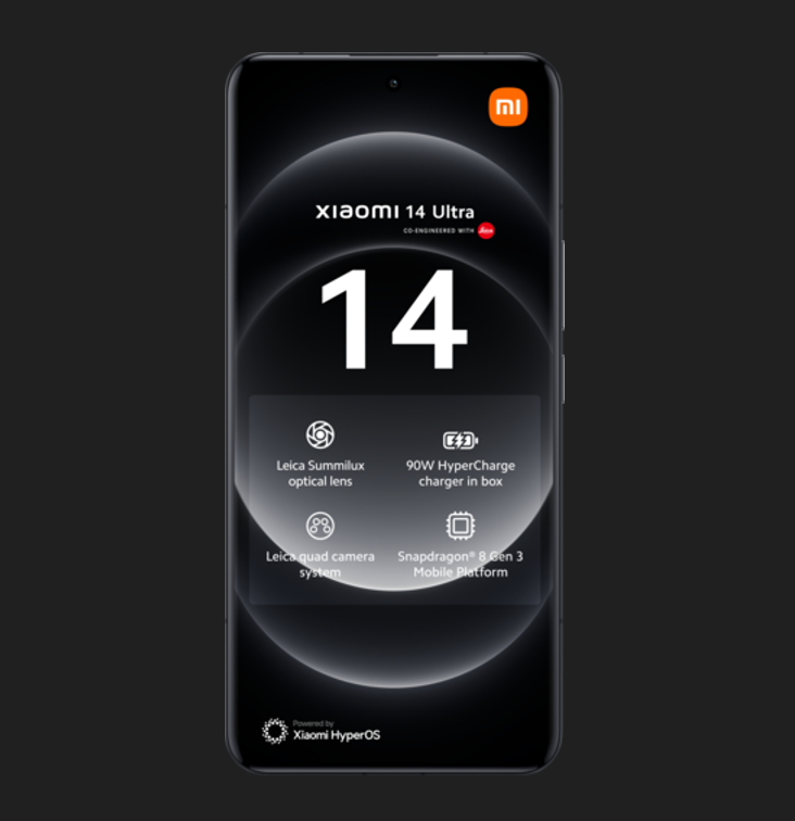 Xiaomi 14 Ultra 16 Go RAM 512 Go ROM Noir