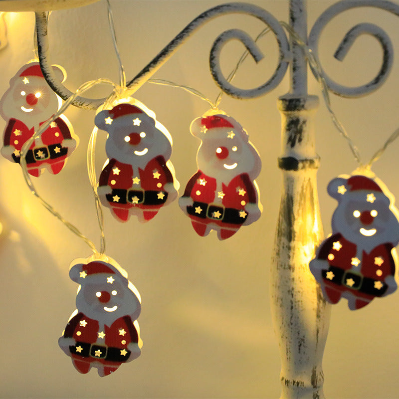 Weihnachtsdekoration mit LED-Lichterkette