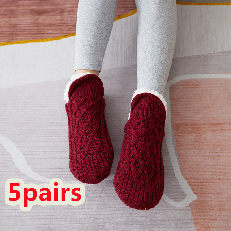 Chaussettes d'hiver en laine pour femmes