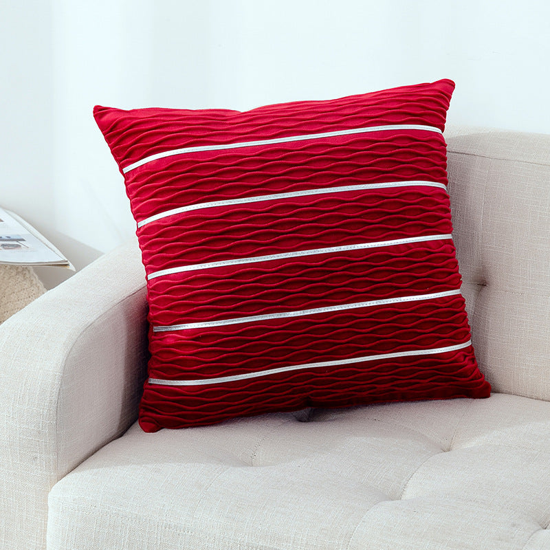 Coussin à rayures simples