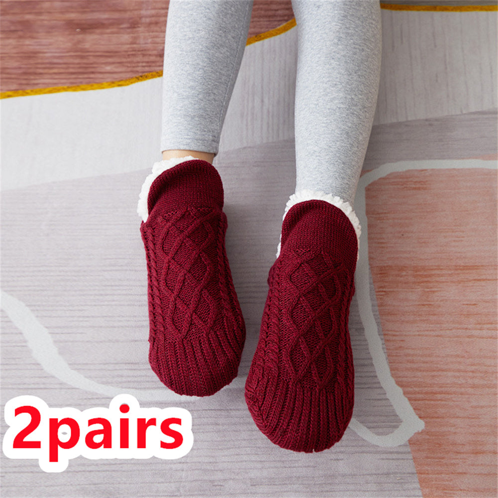 Chaussettes d'hiver en laine pour femmes