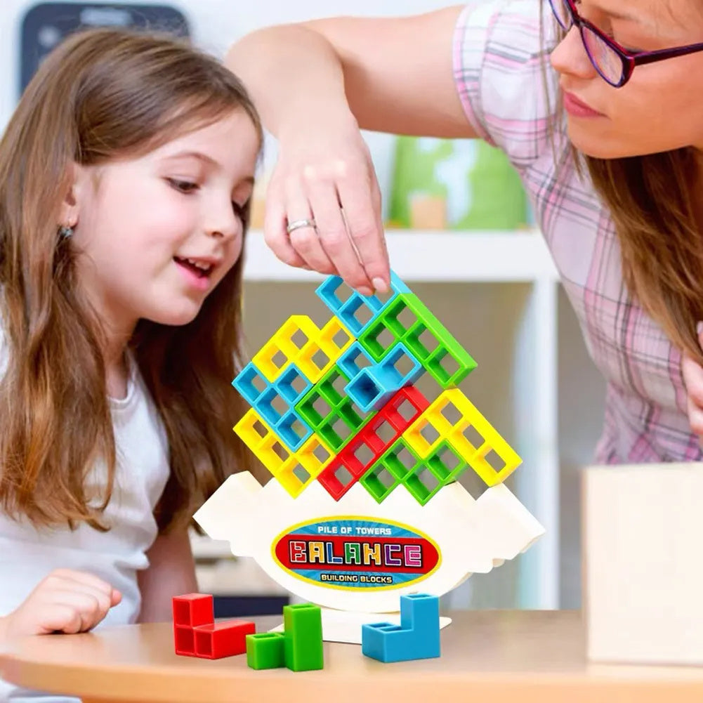 Jeux d'empilage de blocs d'équilibre