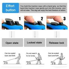 Corde de traction télescopique automatique pour animaux de compagnie