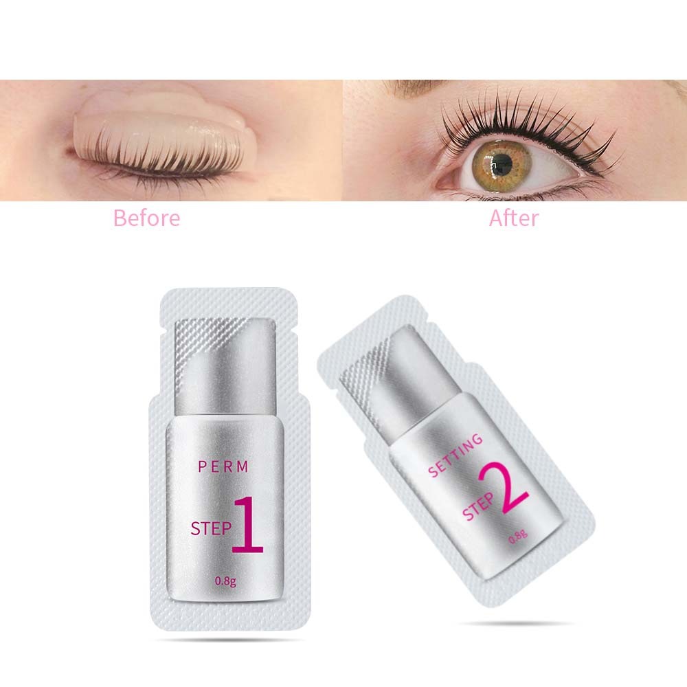 Lotion permanente pour cils