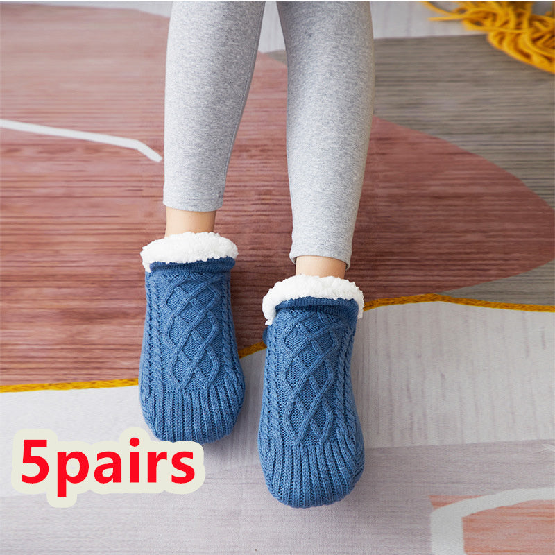 Chaussettes d'hiver en laine pour femmes