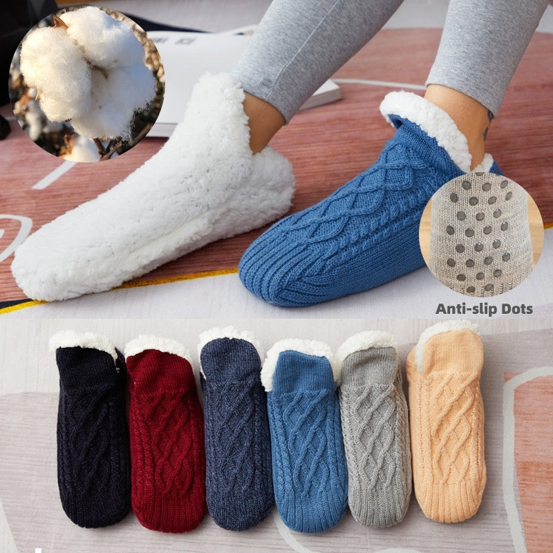 Chaussettes d'hiver en laine pour femmes
