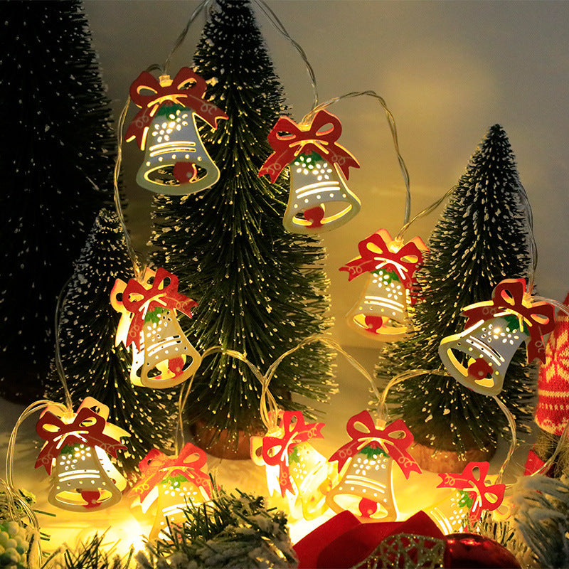 Weihnachtsdekoration mit LED-Lichterkette