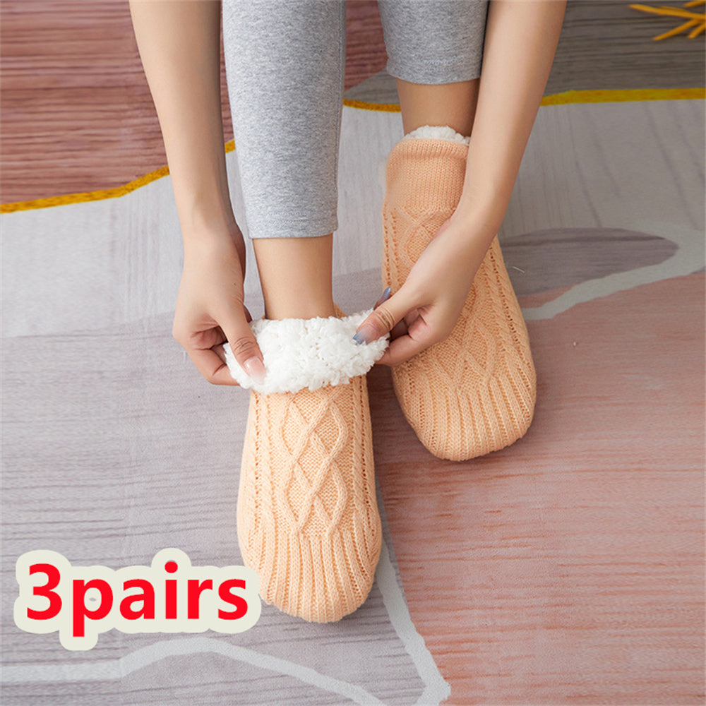 Chaussettes d'hiver en laine pour femmes