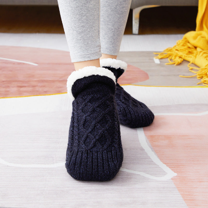 Chaussettes d'hiver en laine pour femmes