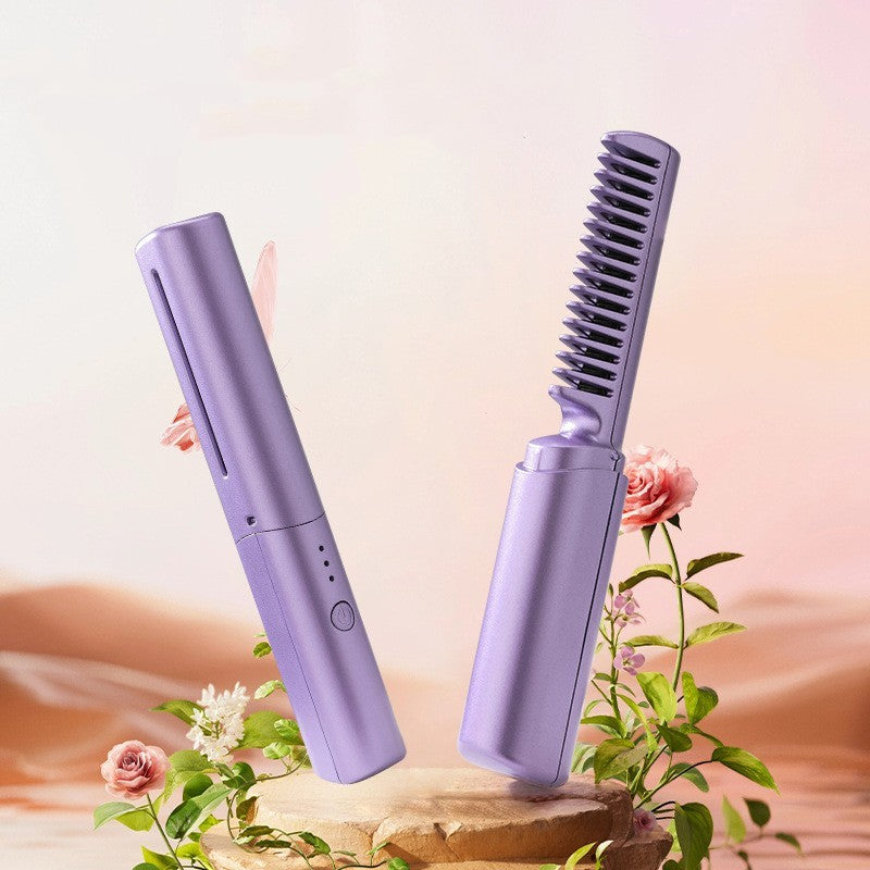 Lisseur et boucleur de cheveux professionnel sans fil