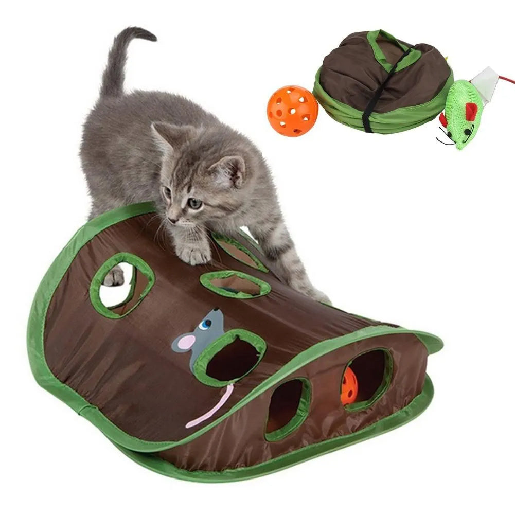 Jouet de chasse à 9 trous pour chat