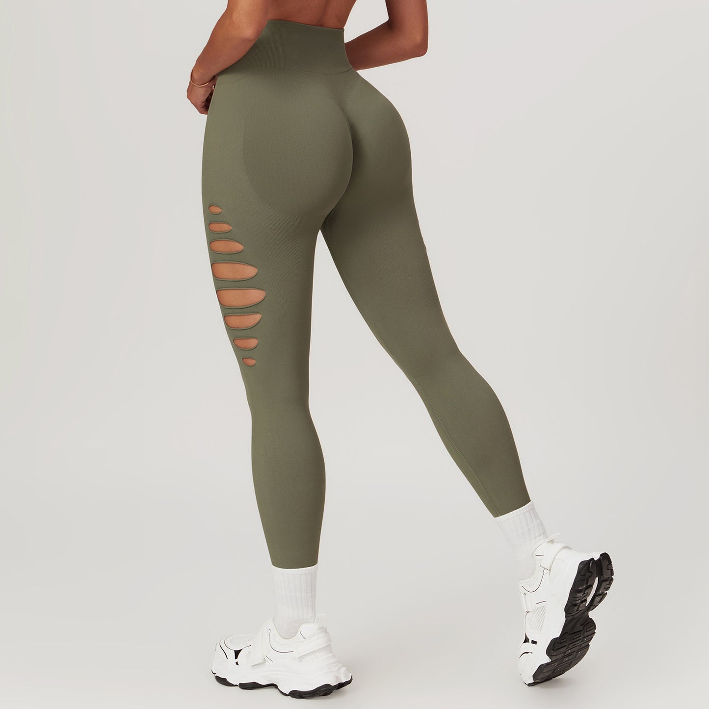 Pantalon de yoga moulant sans couture creux