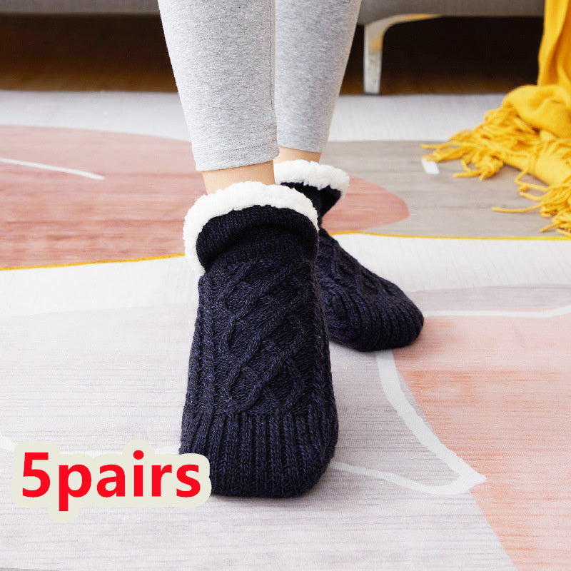 Chaussettes d'hiver en laine pour femmes