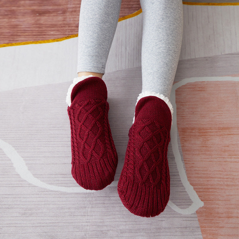 Chaussettes d'hiver en laine pour femmes