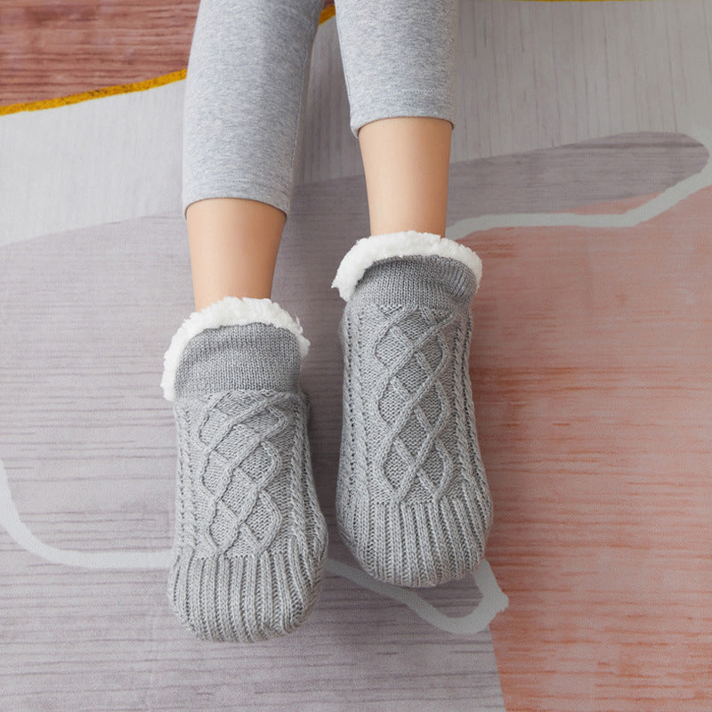 Chaussettes d'hiver en laine pour femmes