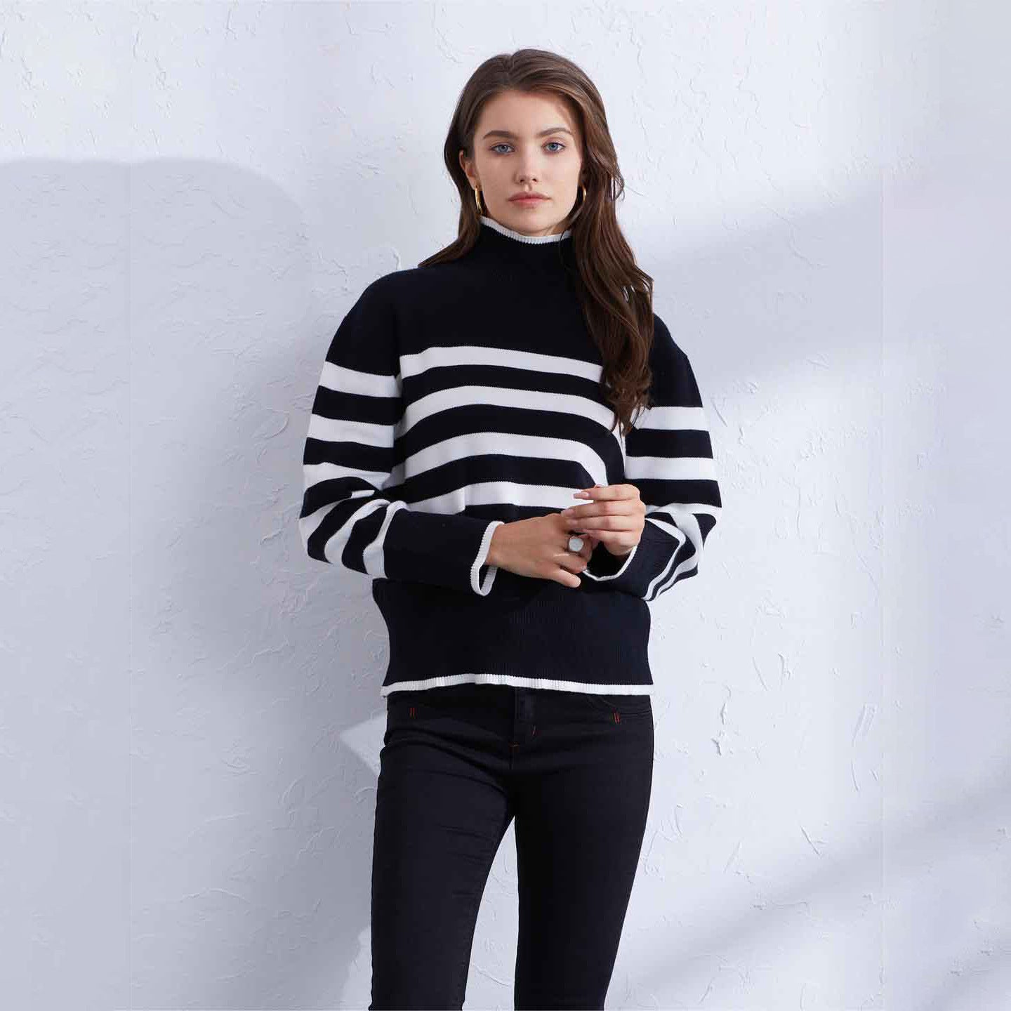 Pull chaud et décontracté pour femme