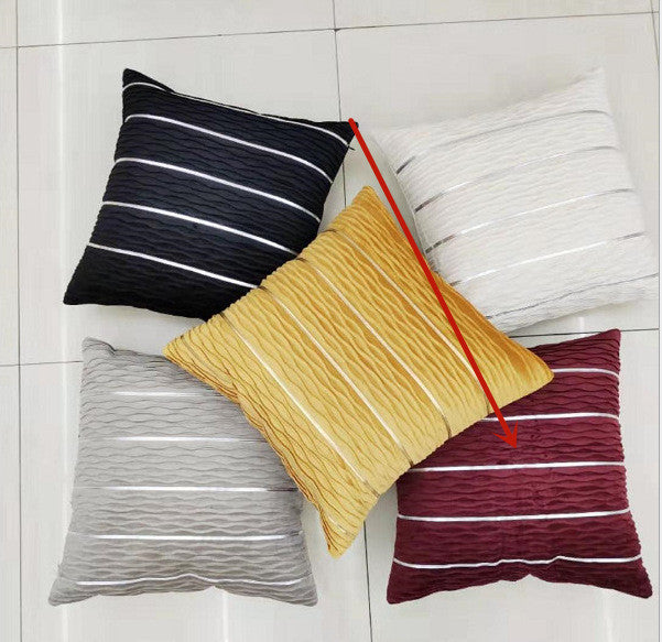 Coussin à rayures simples
