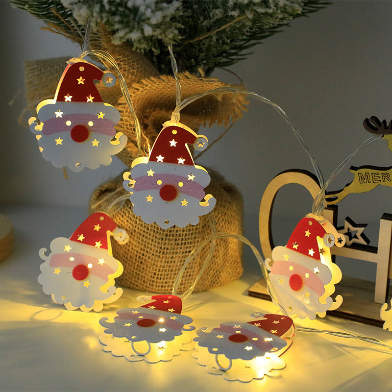 Weihnachtsdekoration mit LED-Lichterkette