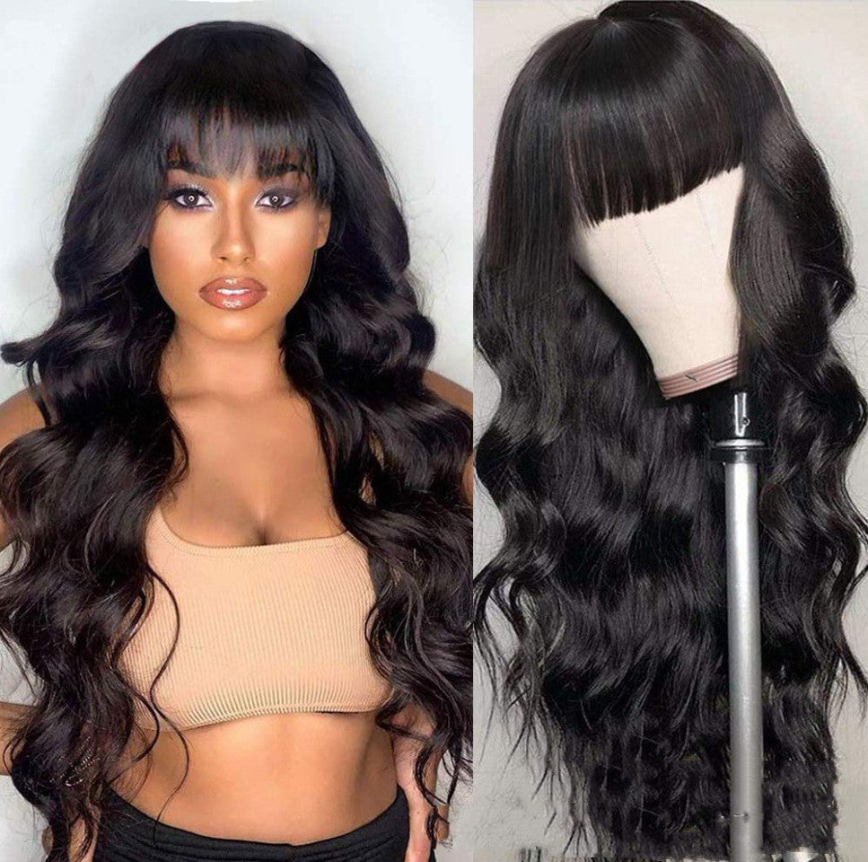 Perruques sans dentelle BODY WAVE entièrement fabriquées à la machine