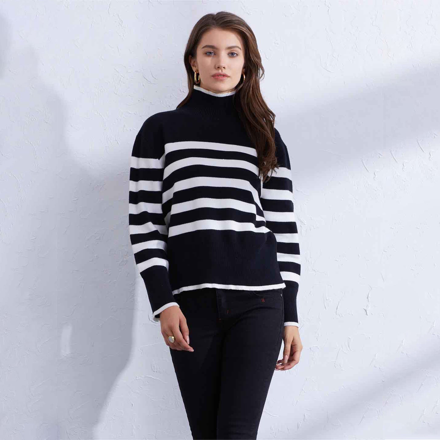 Pull chaud et décontracté pour femme