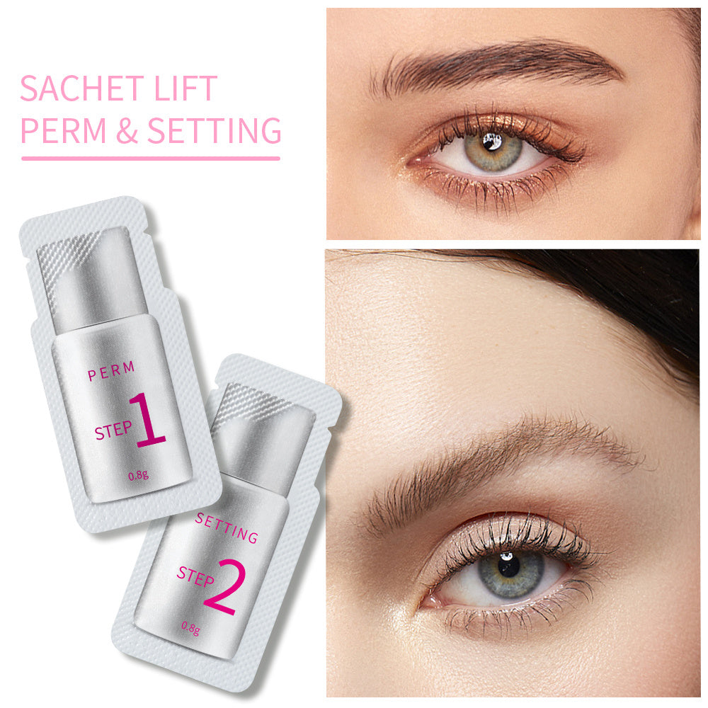 Lotion permanente pour cils