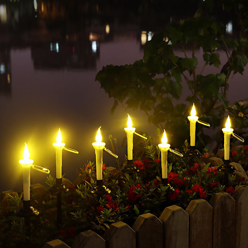 Lampe solaire LED décorative pour jardin