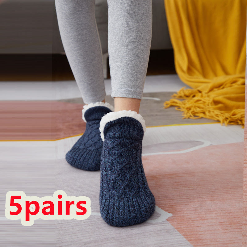 Chaussettes d'hiver en laine pour femmes