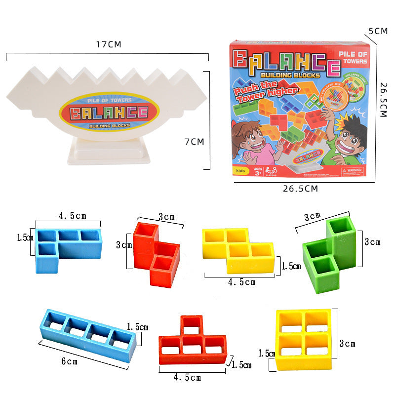 Jeux d'empilage de blocs d'équilibre