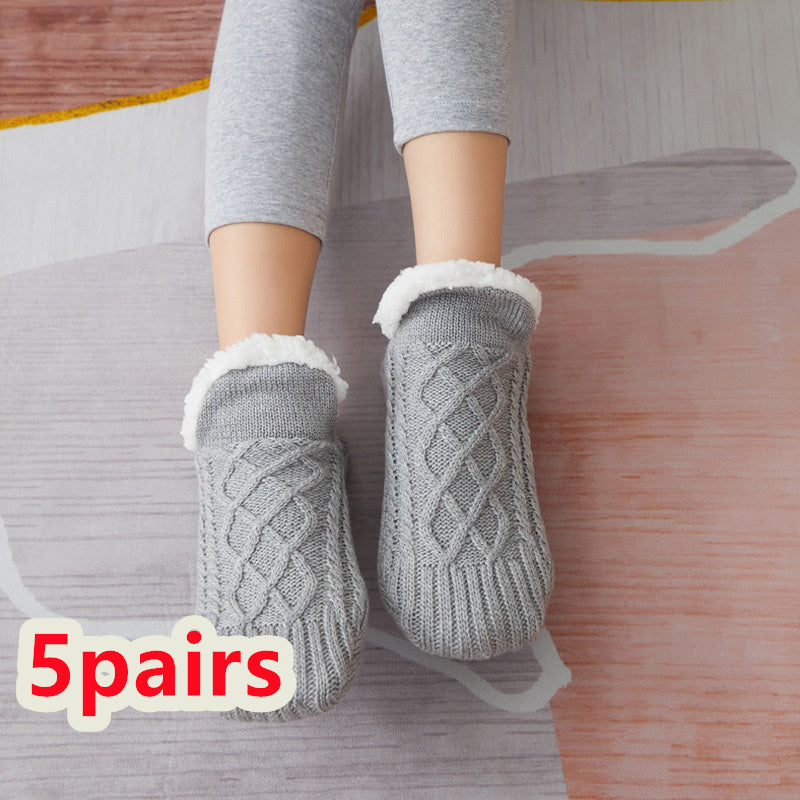 Chaussettes d'hiver en laine pour femmes