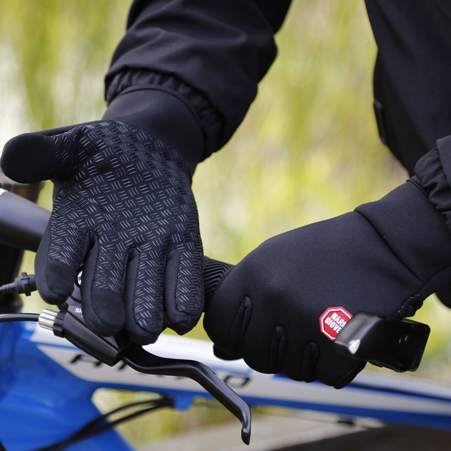 Velvet Gloves for cycling and skiing