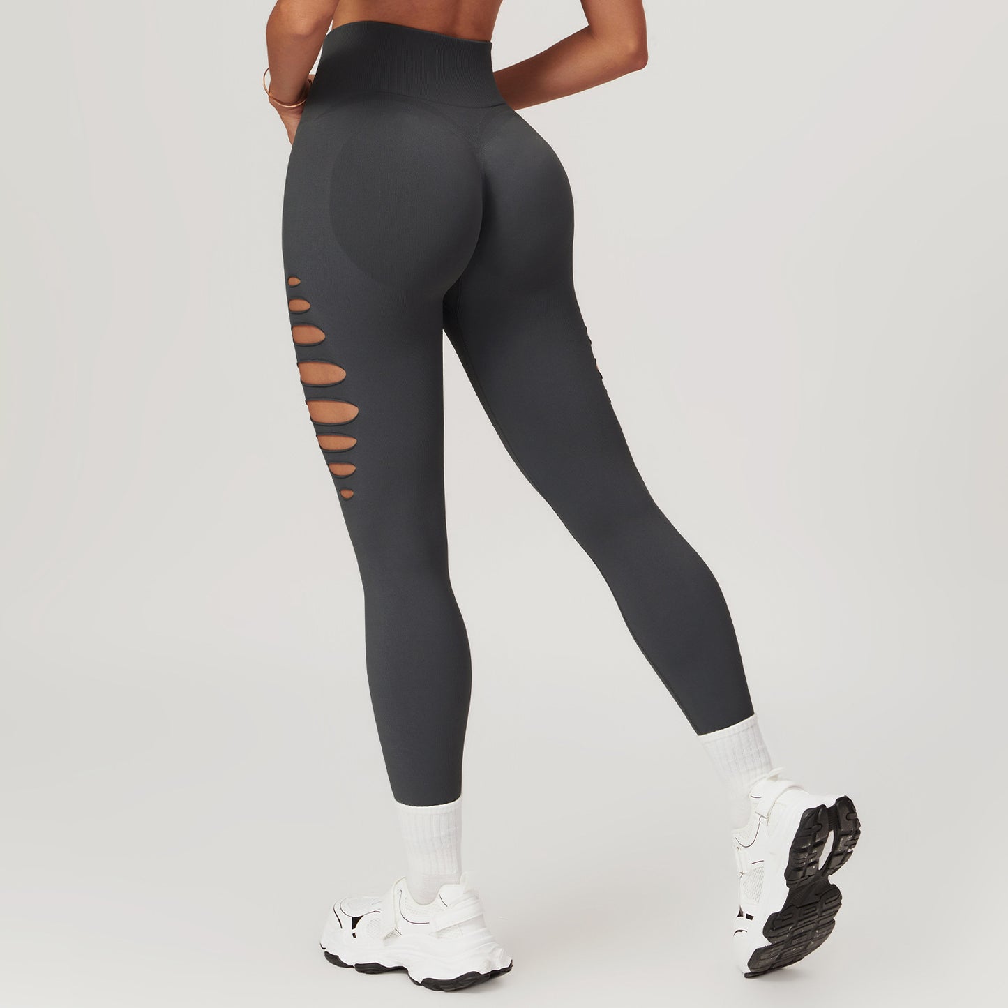 Hollow Seamless Skinny Yoga Pants