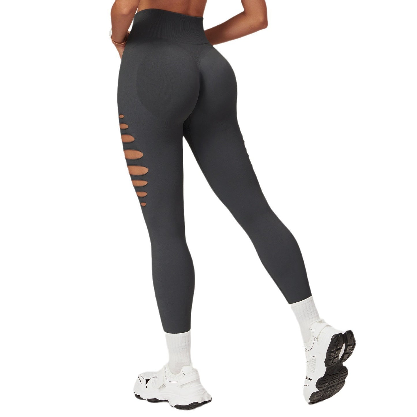 Hollow Seamless Skinny Yoga Pants