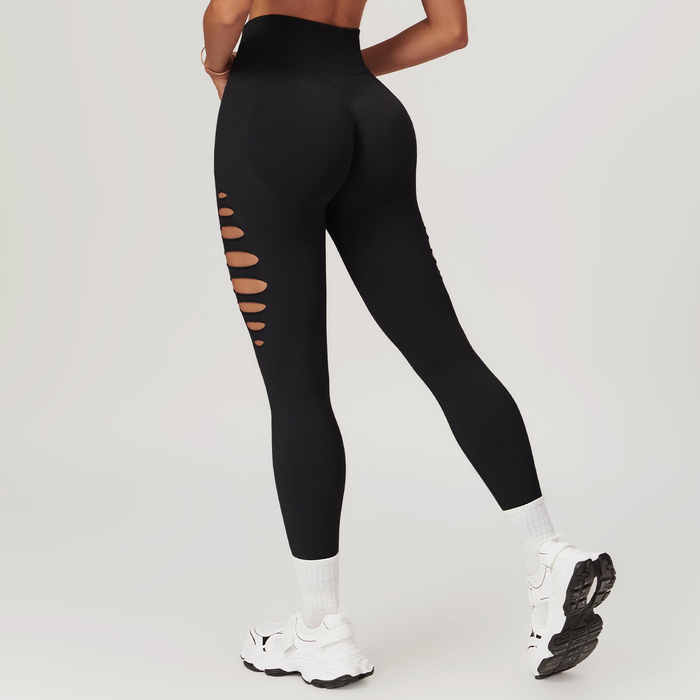 Hollow Seamless Skinny Yoga Pants