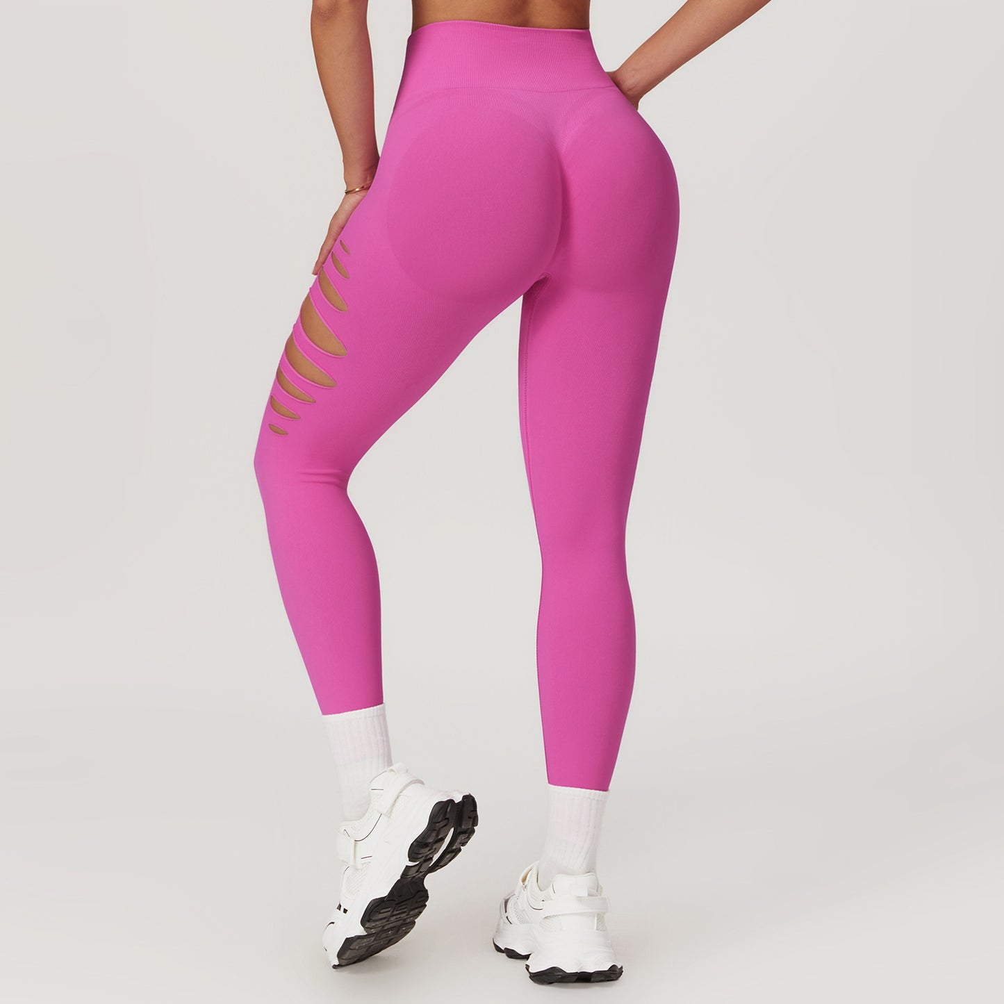 Hollow Seamless Skinny Yoga Pants