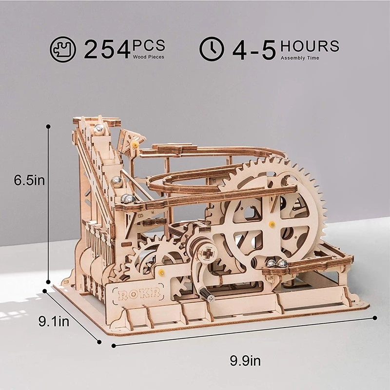 3D Wooden Puzzle Roller Coaster Children's Toys