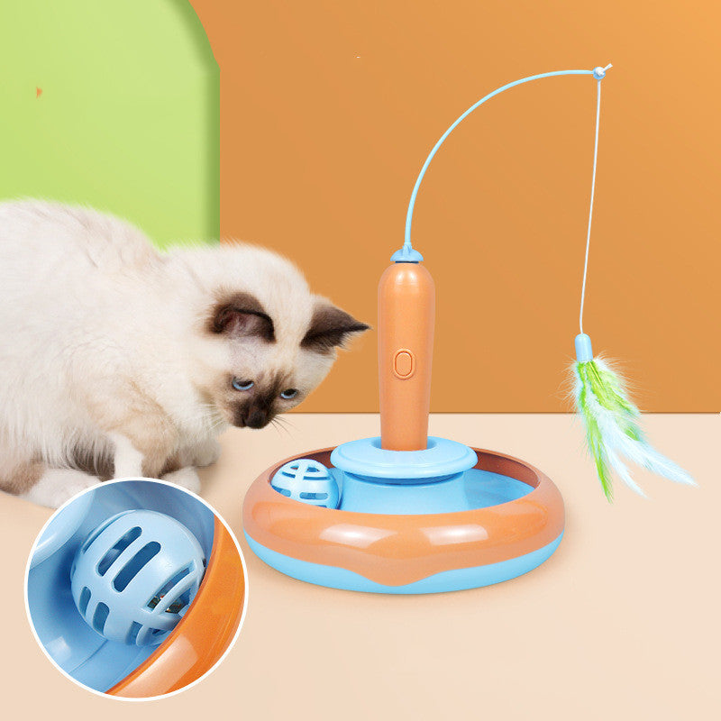 Cat turntable toy