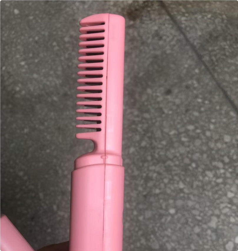 Professional Wireless Hair Straightener Curler Comb