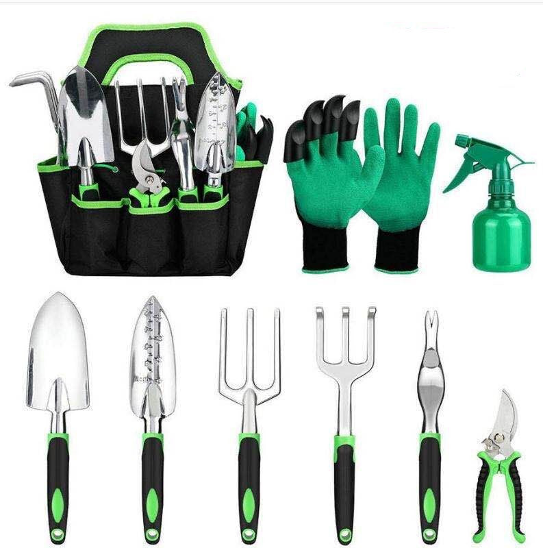 9-piece Aluminum Gardening Tools