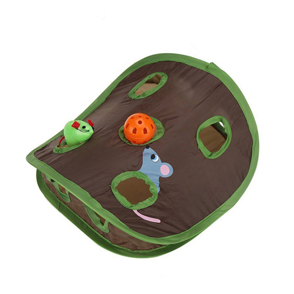 Pet 9 holes hunt toy for cat